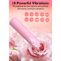 Mini 10 Vibrating Body-Safe Clitoral Bullet Vibrator