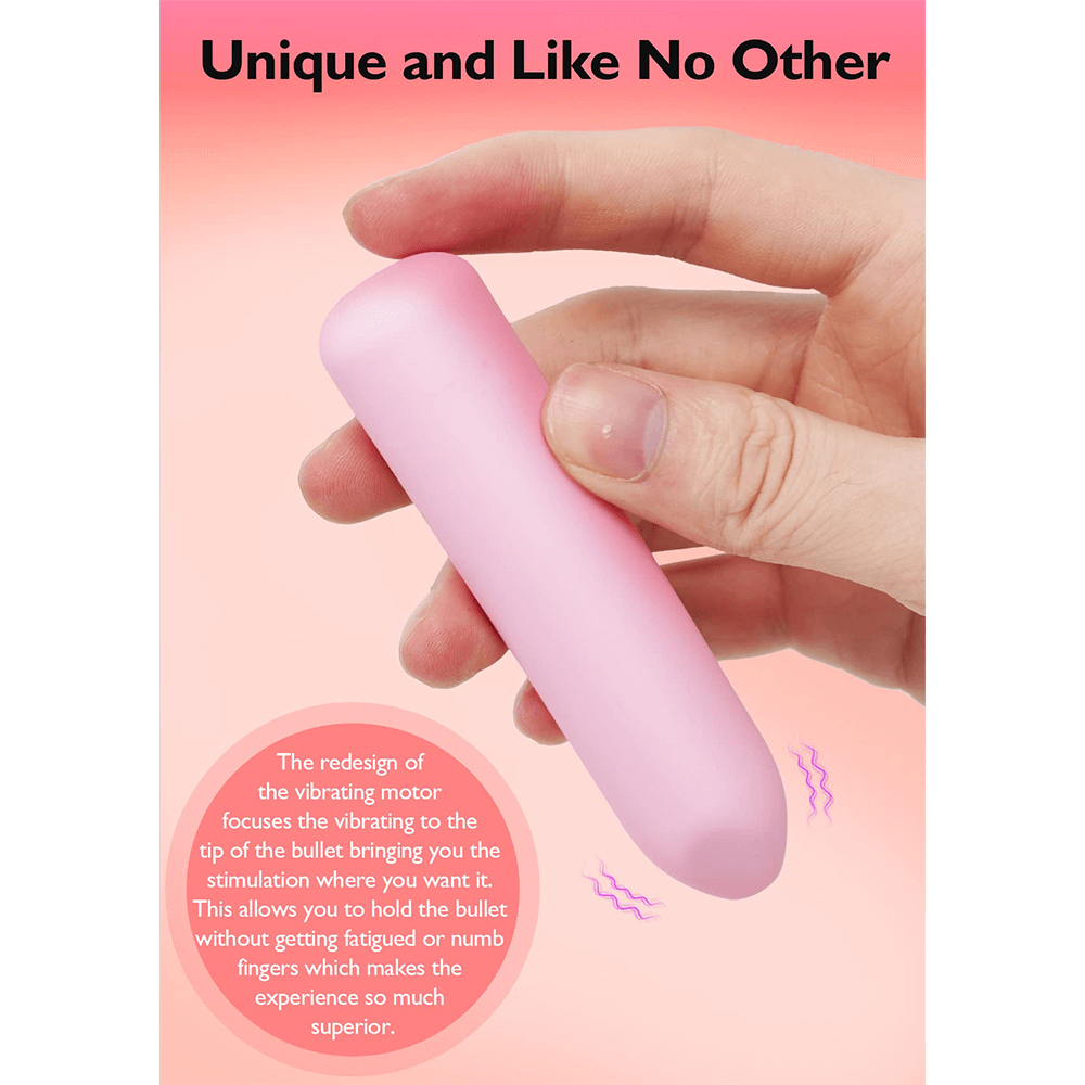 Mini 10 Vibrating Body-Safe Clitoral Bullet Vibrator