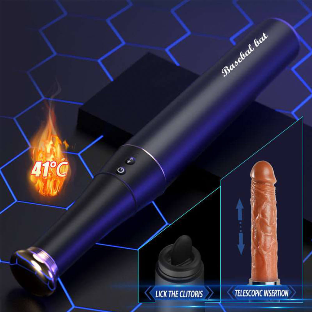 Baseball Automatic Tongue Licking Thrusting Realistic Dildo Machine