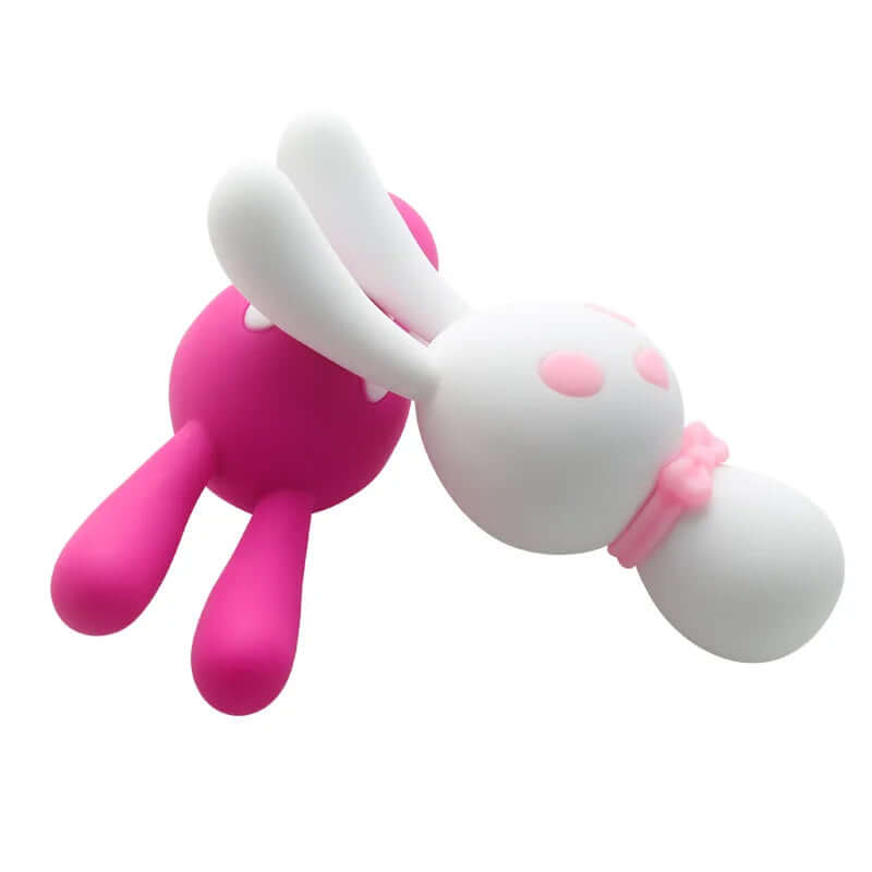 Bunny Vibrator Nipple Clamps Estimulador Clitoris Vibrator