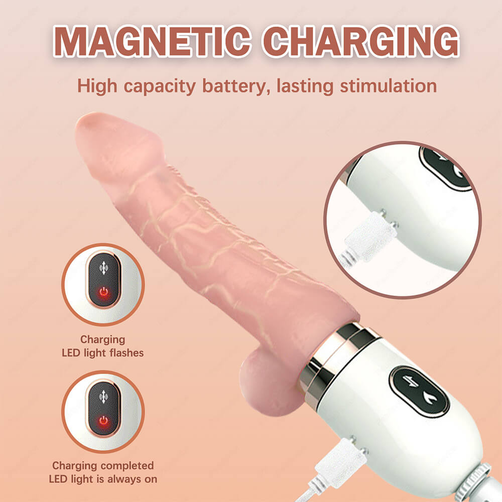 167° Rotation & Thrusting Realistic Dildo Machine With Remote Control