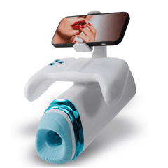 Game Cup M100 Thrusting Sucking Vibrating Heating Male Masturbator With Handles and Phone Holder