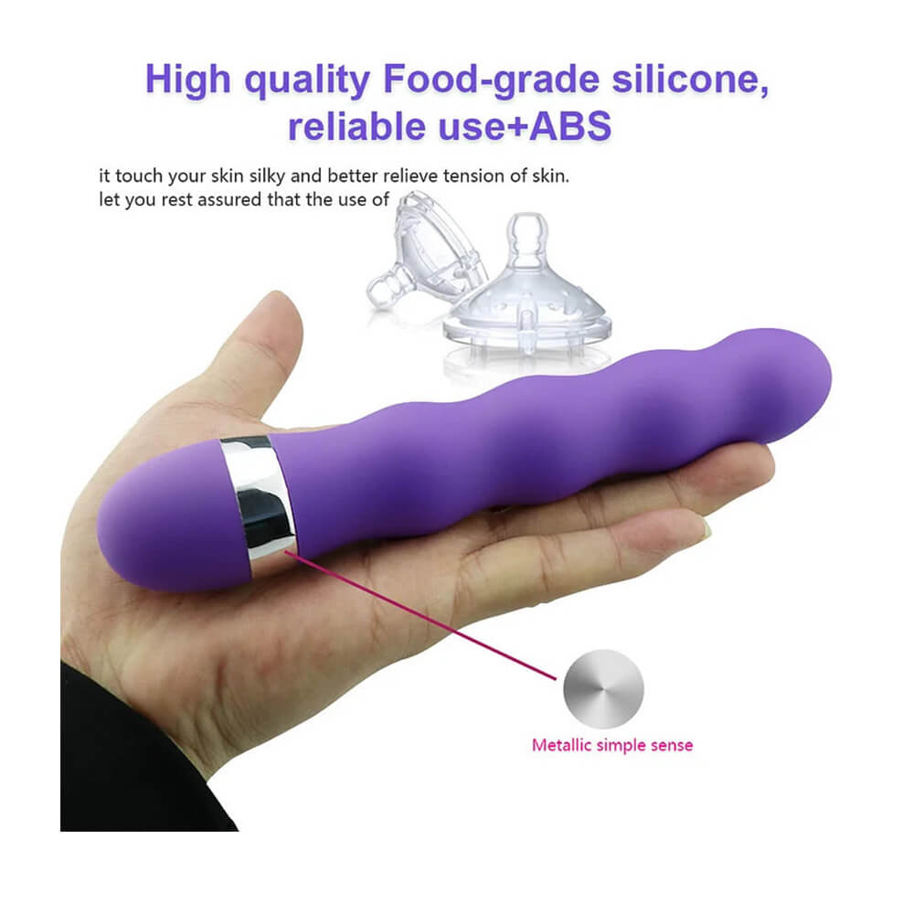 Multi-Speed G Spot Vagina Clitoris Anal Plug Dildo Vibrator