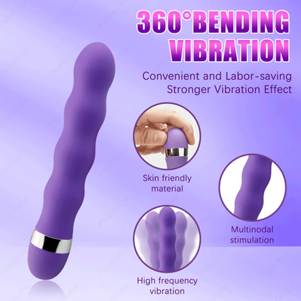 Multi-Speed G Spot Vagina Clitoris Anal Plug Dildo Vibrator