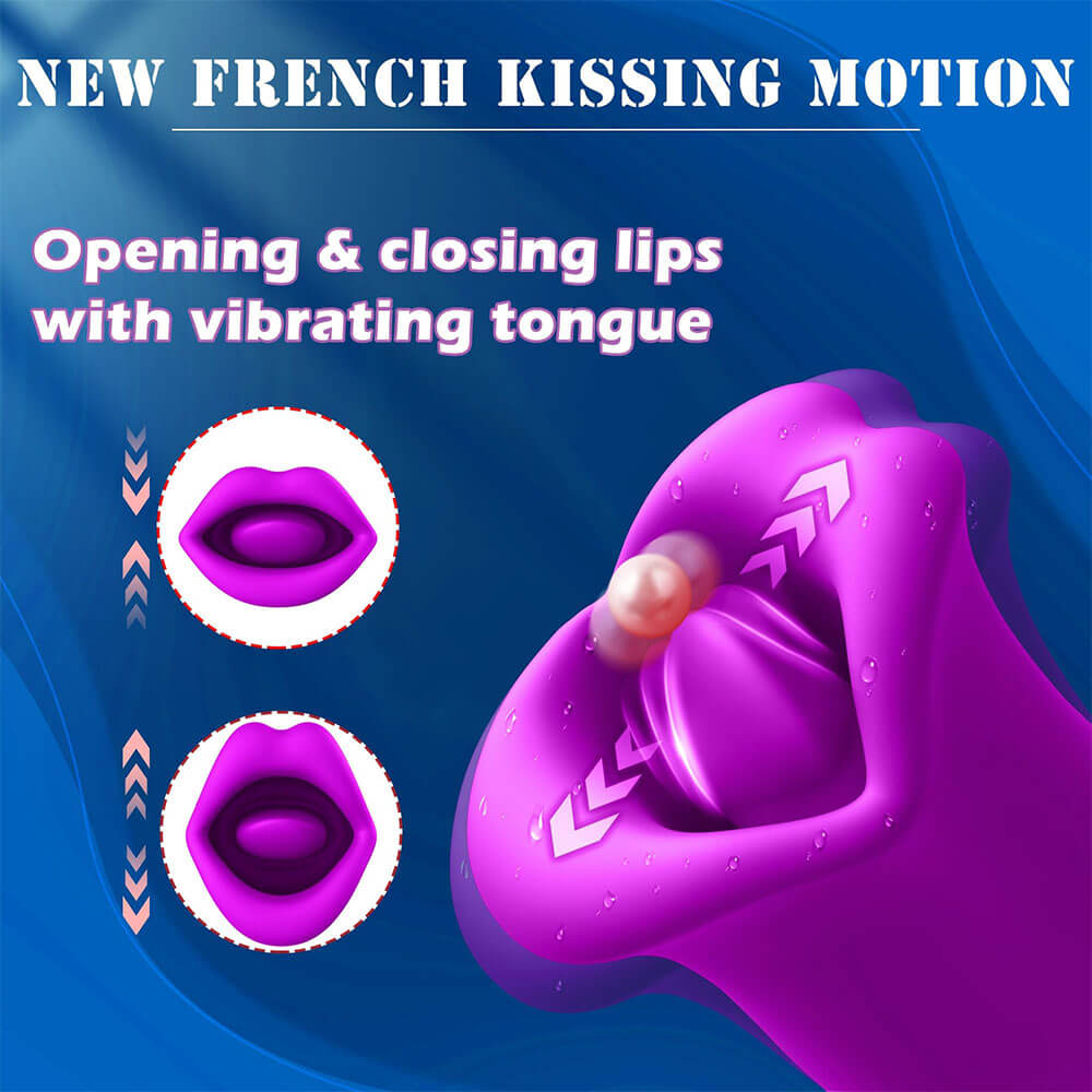 Rose Muncher 10 Biting & 10 Vibrating Stimulate Nipple Clitoral Vibrator