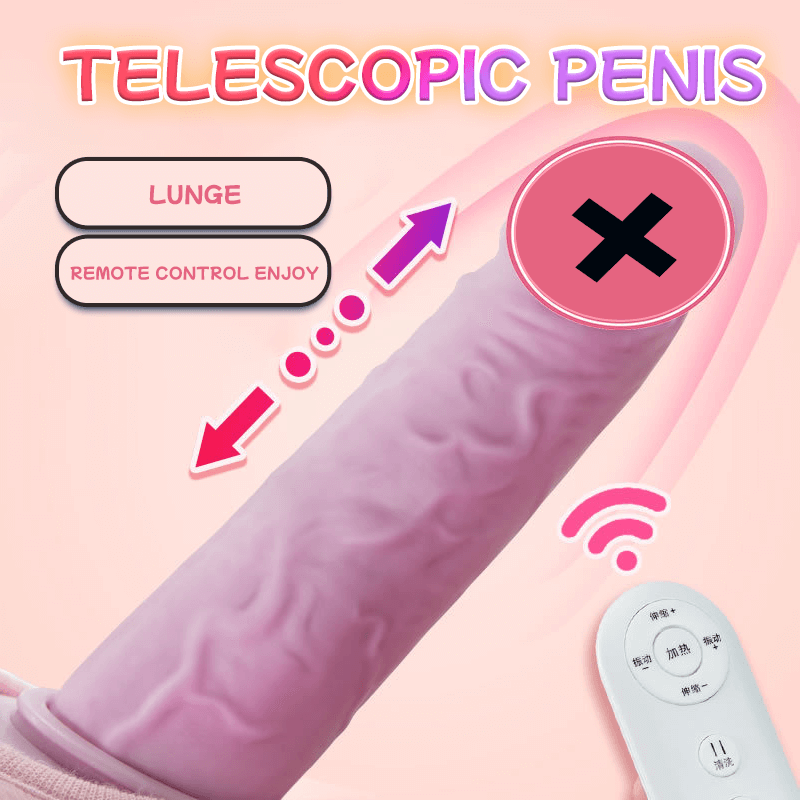 Discreet Polar Bear Sex Pillow Remote Control Thrusting Vibrating Heated Dildo Machine