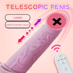 Discreet Polar Bear Sex Pillow Remote Control Thrusting Vibrating Heated Dildo Machine