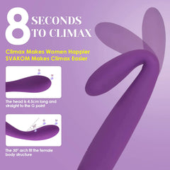 4 in 1 One Click Climax Nipple Clitoral G-Spot  Finger Vibrator