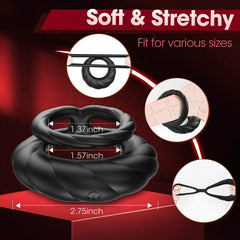 Vibrating Cock Ring Sex Toys for Men 10 Vibrating Penis Ring